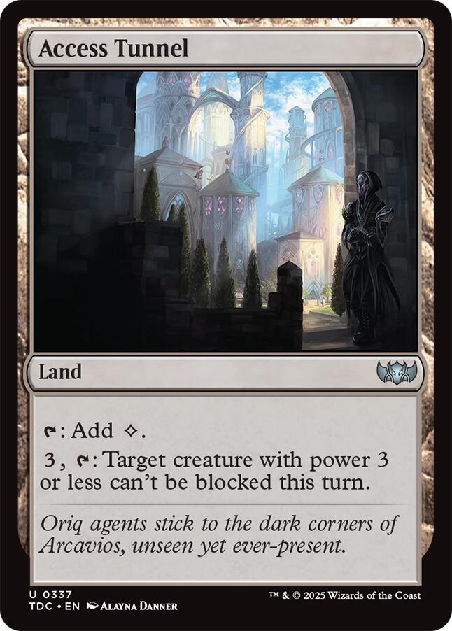 Access Tunnel [Tarkir: Dragonstorm Commander] | Impulse Games and Hobbies