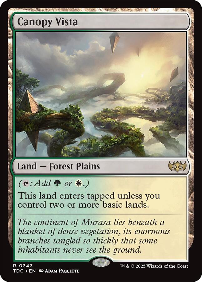 Canopy Vista [Tarkir: Dragonstorm Commander] | Impulse Games and Hobbies