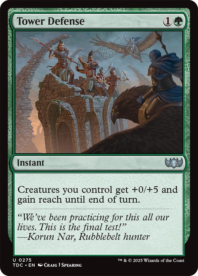 Tower Defense [Tarkir: Dragonstorm Commander] | Impulse Games and Hobbies