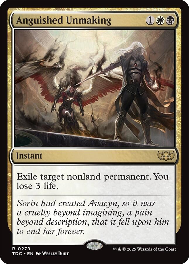 Anguished Unmaking [Tarkir: Dragonstorm Commander] | Impulse Games and Hobbies