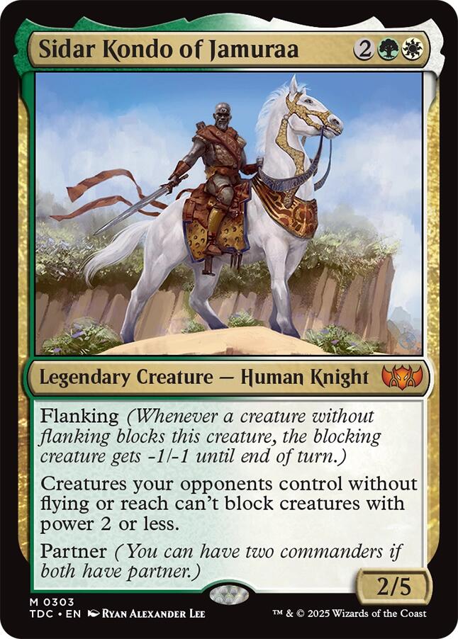 Sidar Kondo of Jamuraa [Tarkir: Dragonstorm Commander] | Impulse Games and Hobbies