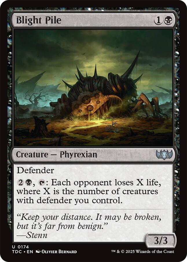 Blight Pile [Tarkir: Dragonstorm Commander] | Impulse Games and Hobbies