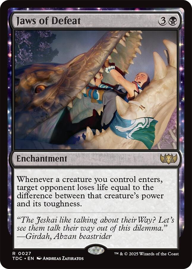 Jaws of Defeat [Tarkir: Dragonstorm Commander] | Impulse Games and Hobbies