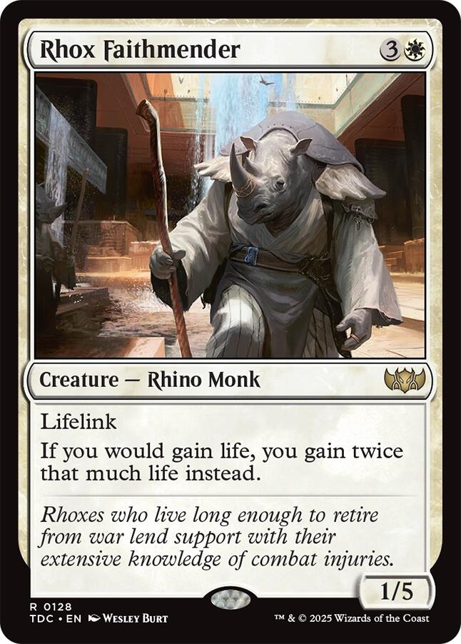 Rhox Faithmender [Tarkir: Dragonstorm Commander] | Impulse Games and Hobbies