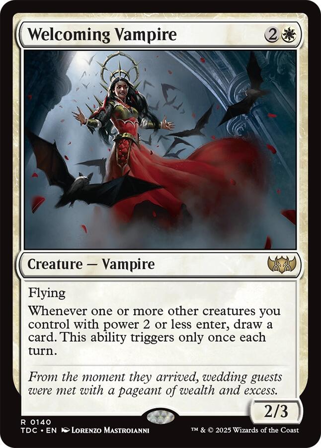 Welcoming Vampire [Tarkir: Dragonstorm Commander] | Impulse Games and Hobbies