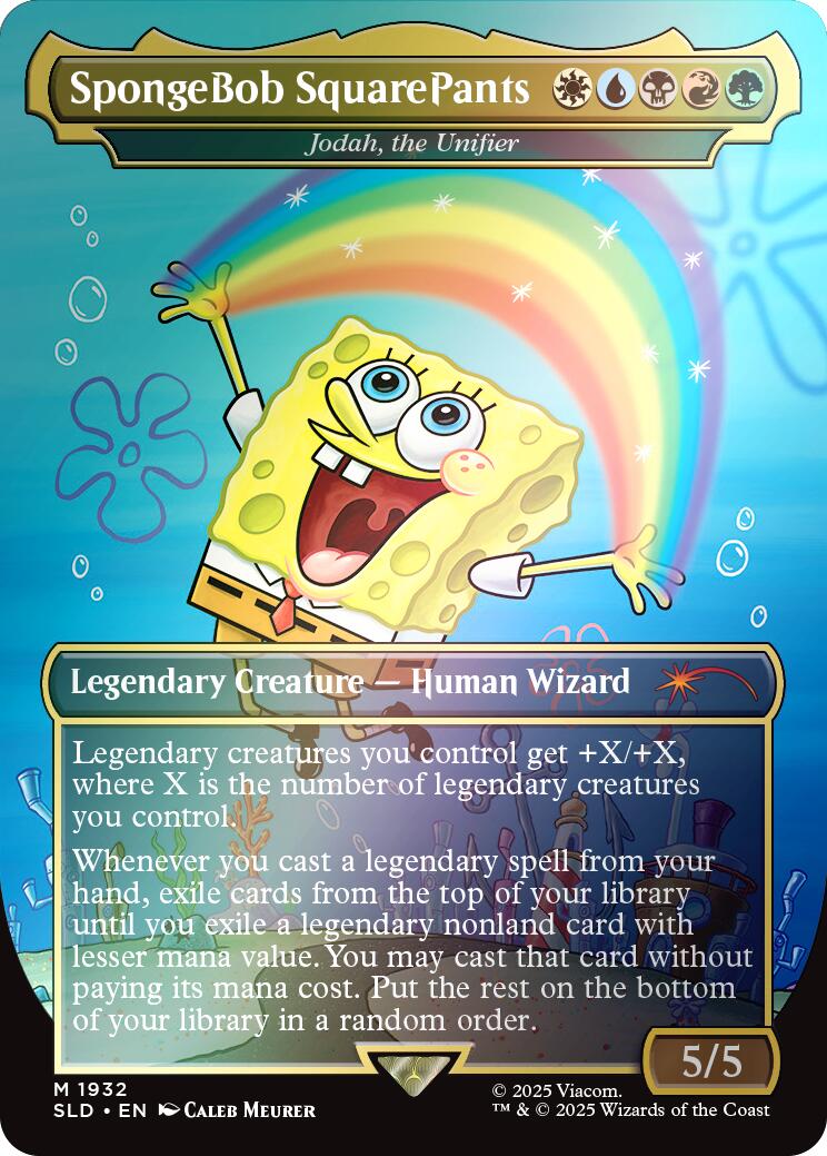 SpongeBob SquarePants - Jodah, the Unifier (Rainbow Foil) [Secret Lair Drop Series] | Impulse Games and Hobbies