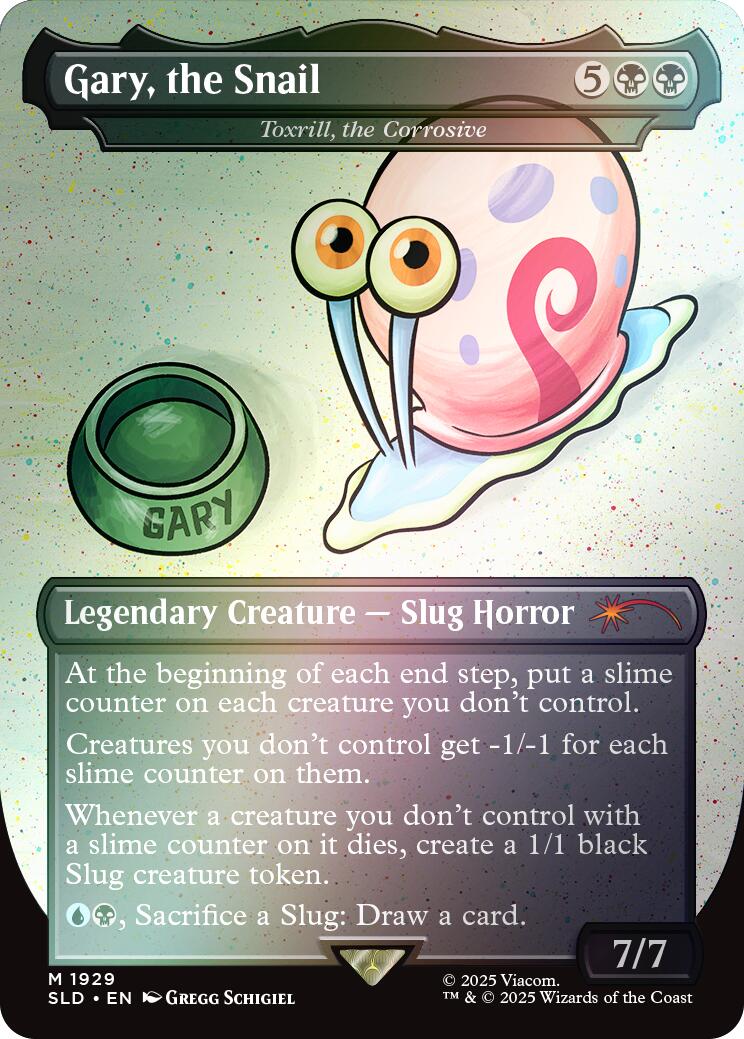 Gary, the Snail - Toxrill, the Corrosive (Rainbow Foil) [Secret Lair Drop Series] | Impulse Games and Hobbies