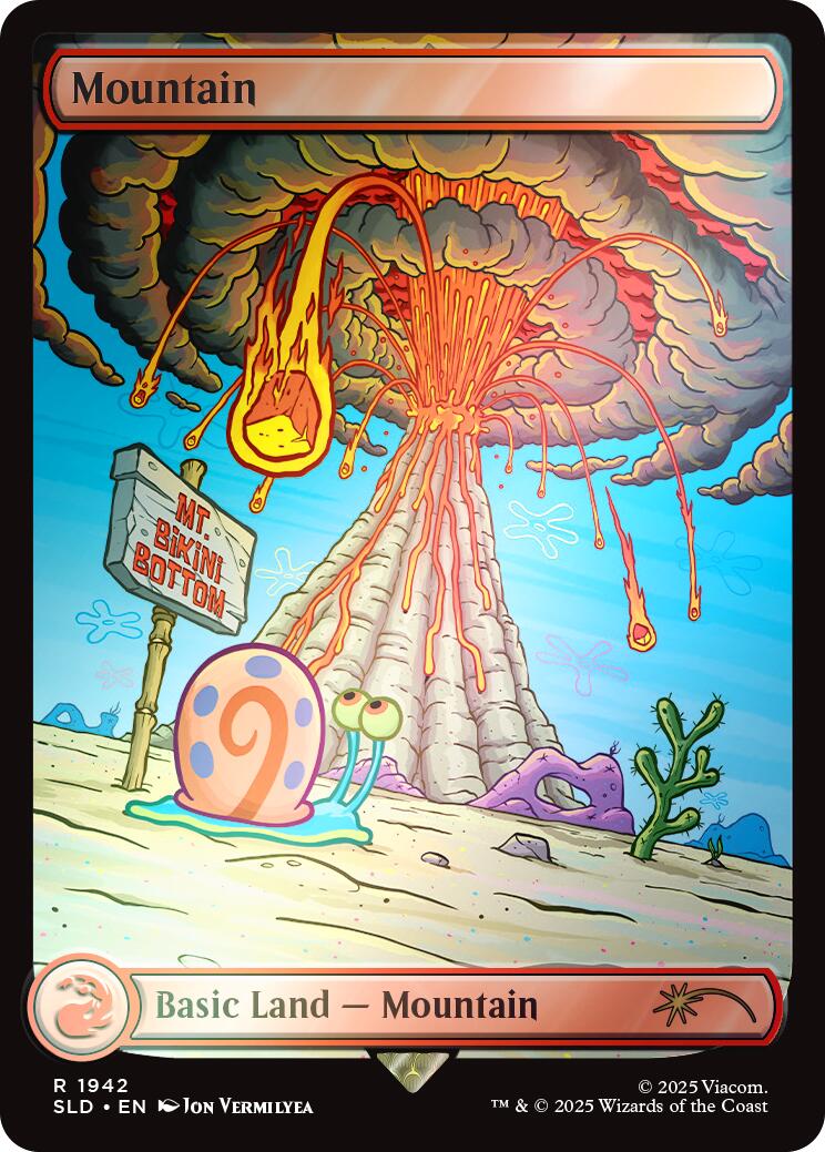 Mountain (1942) (Rainbow Foil) [Secret Lair Drop Series] | Impulse Games and Hobbies