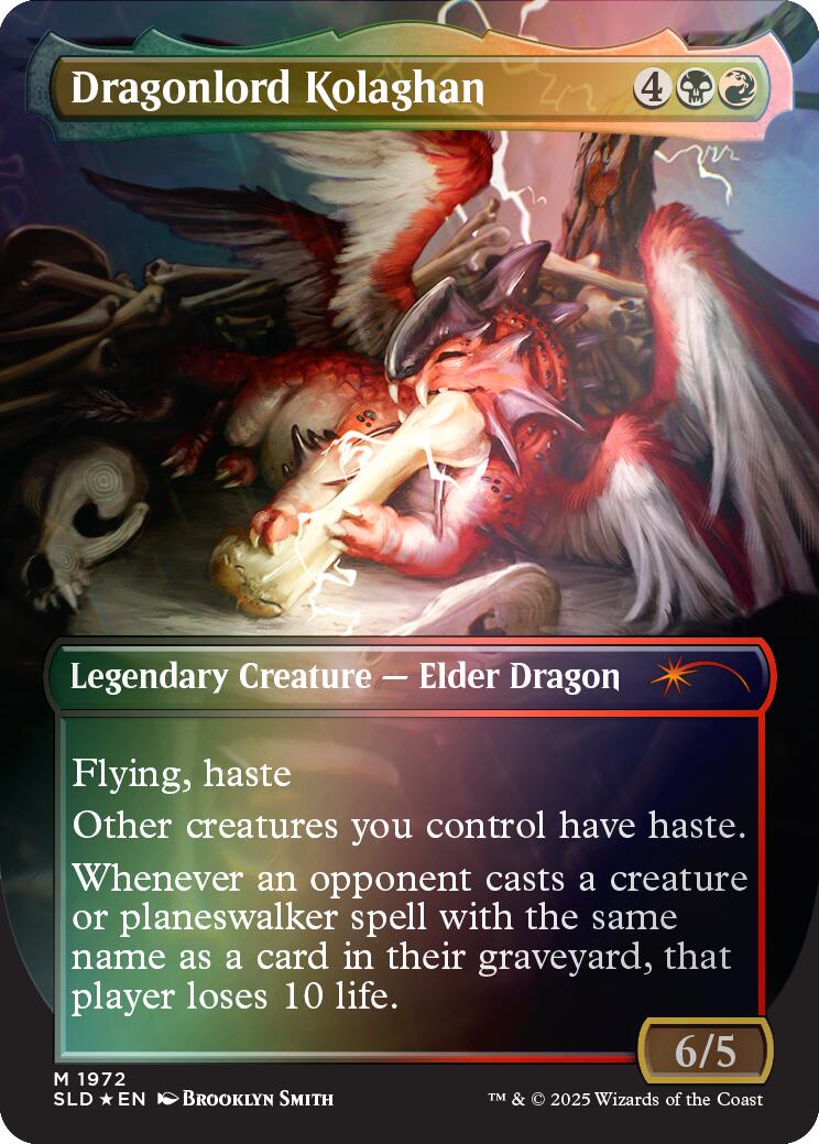 Dragonlord Kolaghan (1972) (Rainbow Foil) [Secret Lair Drop Series] | Impulse Games and Hobbies