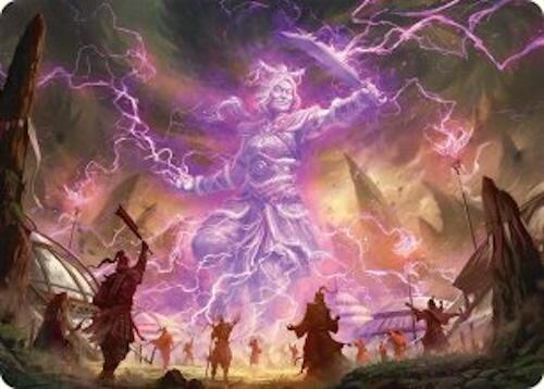 Smile at Death Art Card (4/54) [Tarkir: Dragonstorm Art Series] | Impulse Games and Hobbies