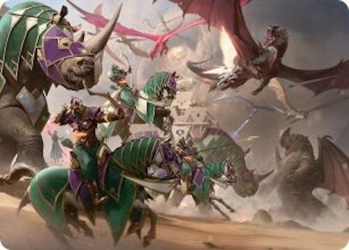 United Battlefront Art Card (5/54) [Tarkir: Dragonstorm Art Series] | Impulse Games and Hobbies