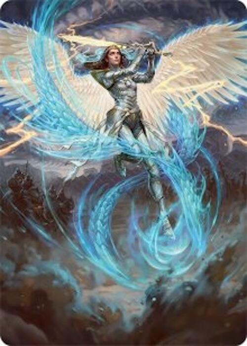 Elspeth, Storm Slayer Art Card (49/54) [Tarkir: Dragonstorm Art Series] | Impulse Games and Hobbies