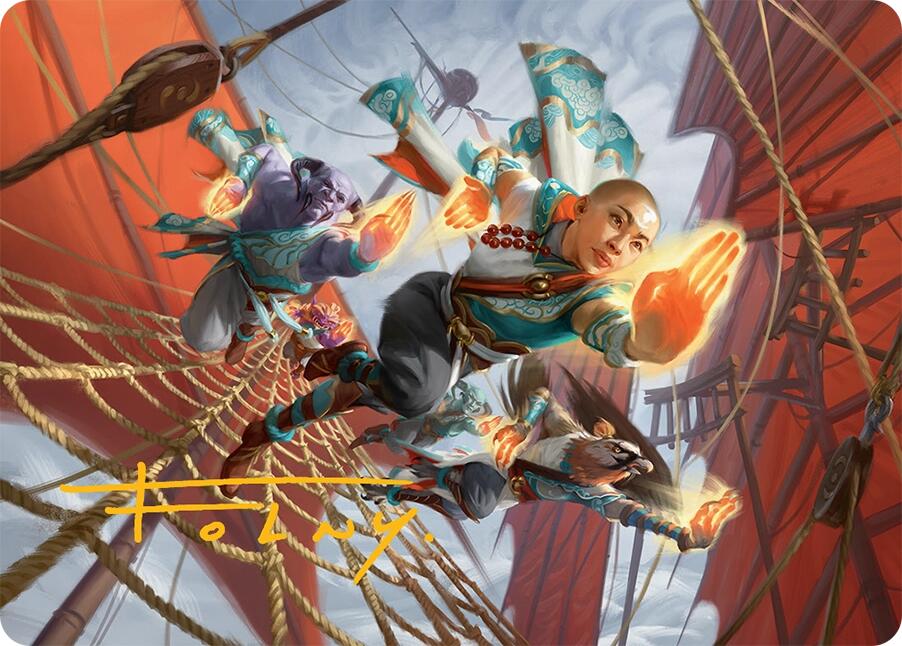 Aligned Heart Art Card (52/54) (Gold-Stamped Signature) [Tarkir: Dragonstorm Art Series] | Impulse Games and Hobbies