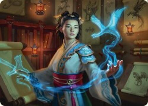 Dragonologist Art Card (6/54) [Tarkir: Dragonstorm Art Series] | Impulse Games and Hobbies