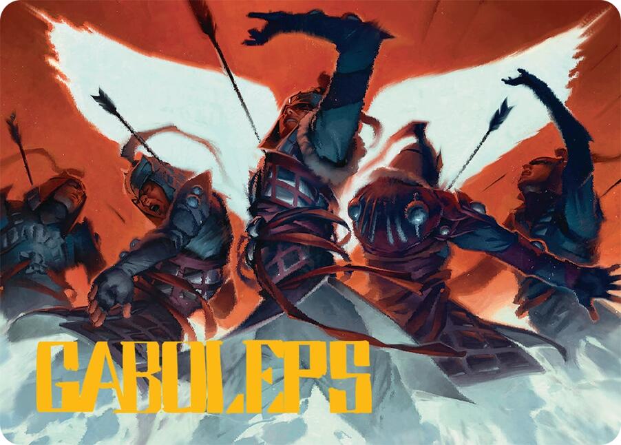 Desperate Measures Art Card (11/54) (Gold-Stamped Signature) [Tarkir: Dragonstorm Art Series] | Impulse Games and Hobbies