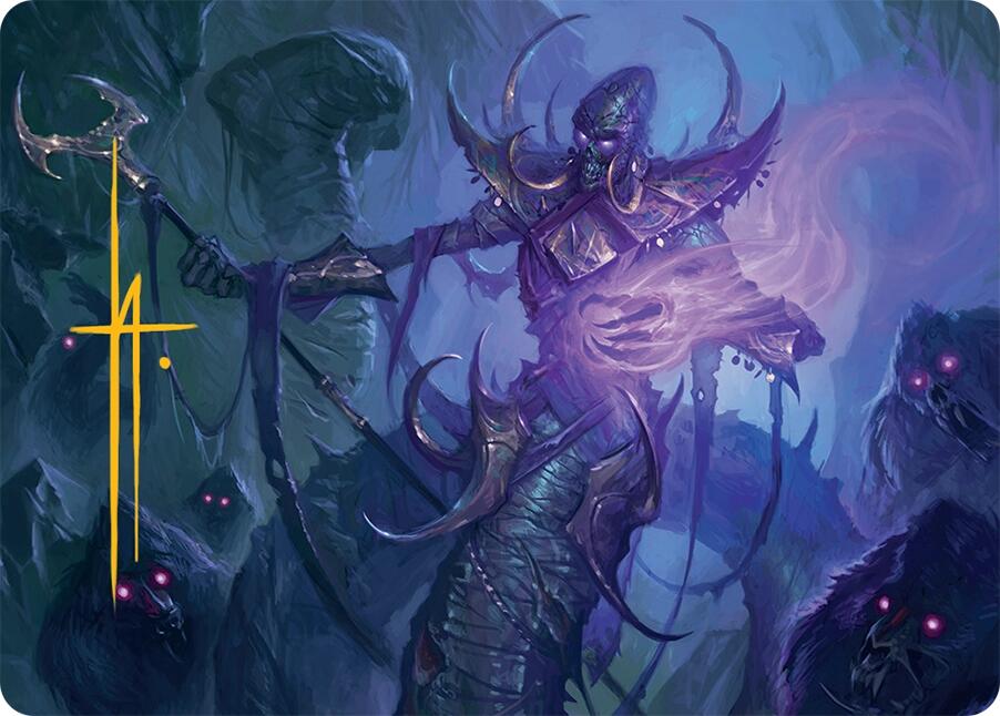 Sidisi, Regent of the Mire Art Card (14/54) (Gold-Stamped Signature) [Tarkir: Dragonstorm Art Series] | Impulse Games and Hobbies