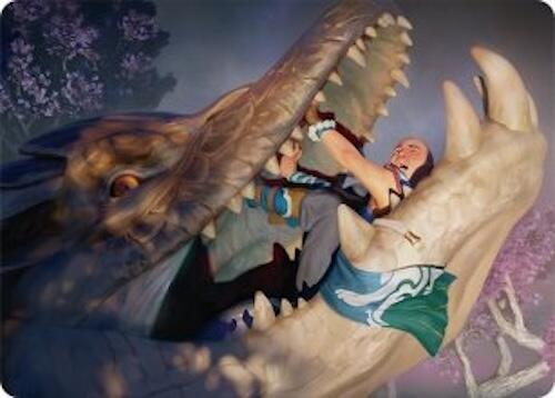 Jaws of Defeat Art Card (53/54) [Tarkir: Dragonstorm Art Series] | Impulse Games and Hobbies