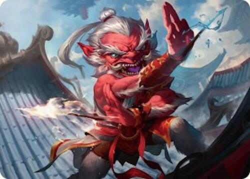 Devoted Duelist Art Card (15/54) [Tarkir: Dragonstorm Art Series] | Impulse Games and Hobbies