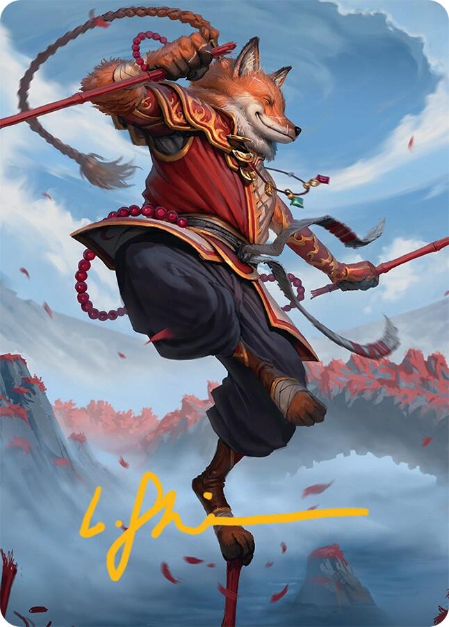 Equilibrium Adept Art Card (16/54) (Gold-Stamped Signature) [Tarkir: Dragonstorm Art Series] | Impulse Games and Hobbies