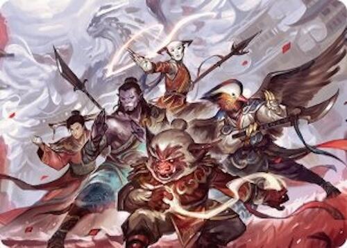 Will of the Jeskai Art Card (54/54) [Tarkir: Dragonstorm Art Series] | Impulse Games and Hobbies