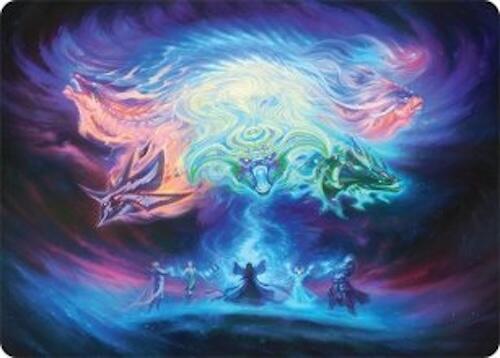 Call the Spirit Dragons Art Card (21/54) [Tarkir: Dragonstorm Art Series] | Impulse Games and Hobbies