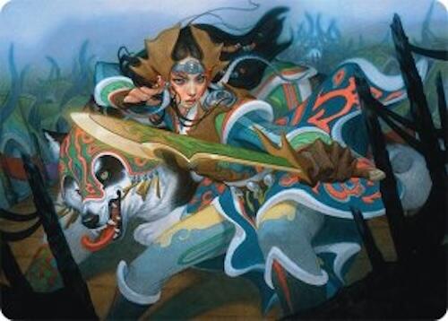 Eshki Dragonclaw Art Card (23/54) [Tarkir: Dragonstorm Art Series] | Impulse Games and Hobbies