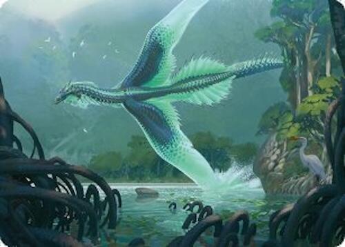 Teval, Arbiter of Virtue Art Card (26/54) [Tarkir: Dragonstorm Art Series] | Impulse Games and Hobbies