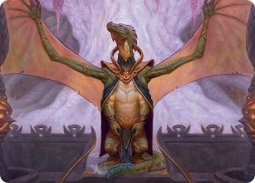Kheru Goldkeeper Art Card (36/54) [Tarkir: Dragonstorm Art Series] | Impulse Games and Hobbies