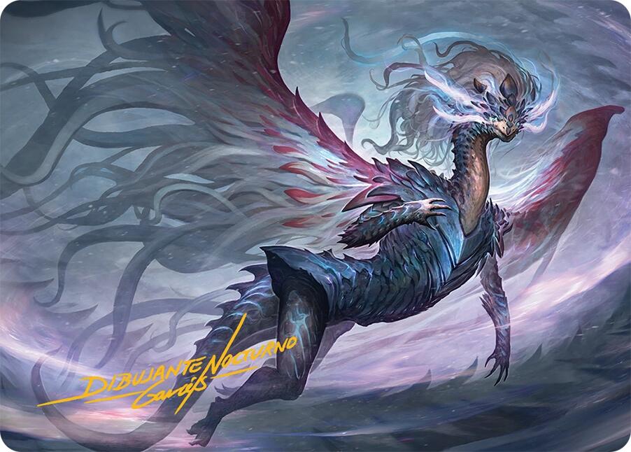 Shiko, Paragon of the Way Art Card (37/54) (Gold-Stamped Signature) [Tarkir: Dragonstorm Art Series] | Impulse Games and Hobbies