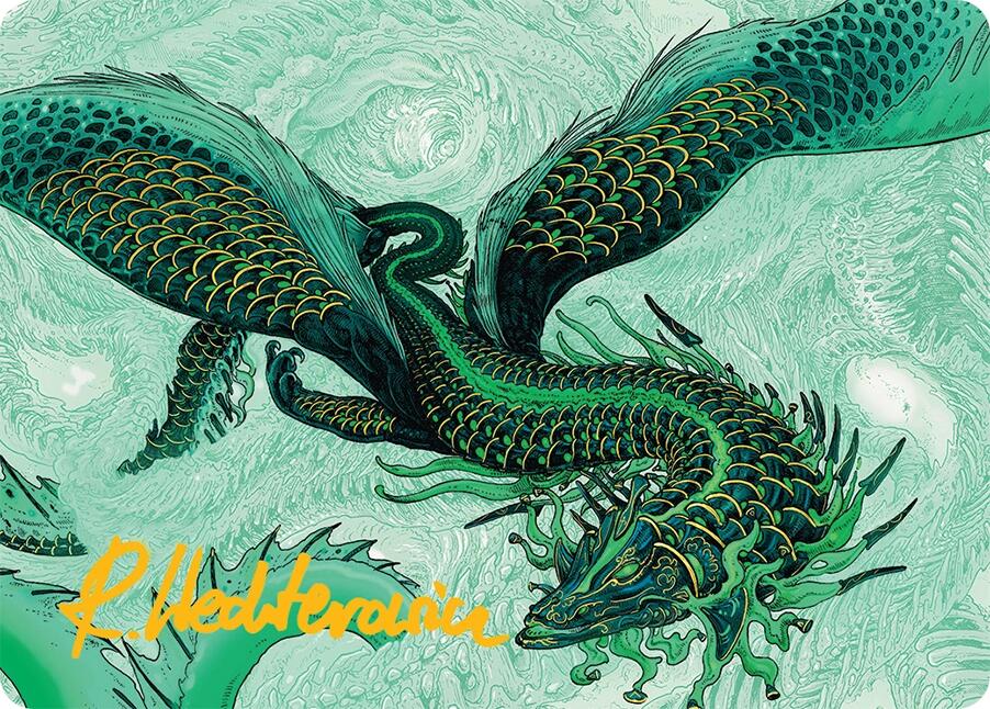 Teval, Arbiter of Virtue Art Card (38/54) (Gold-Stamped Signature) [Tarkir: Dragonstorm Art Series] | Impulse Games and Hobbies