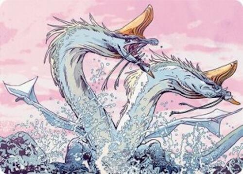 Twinmaw Stormbrood Art Card (39/54) [Tarkir: Dragonstorm Art Series] | Impulse Games and Hobbies