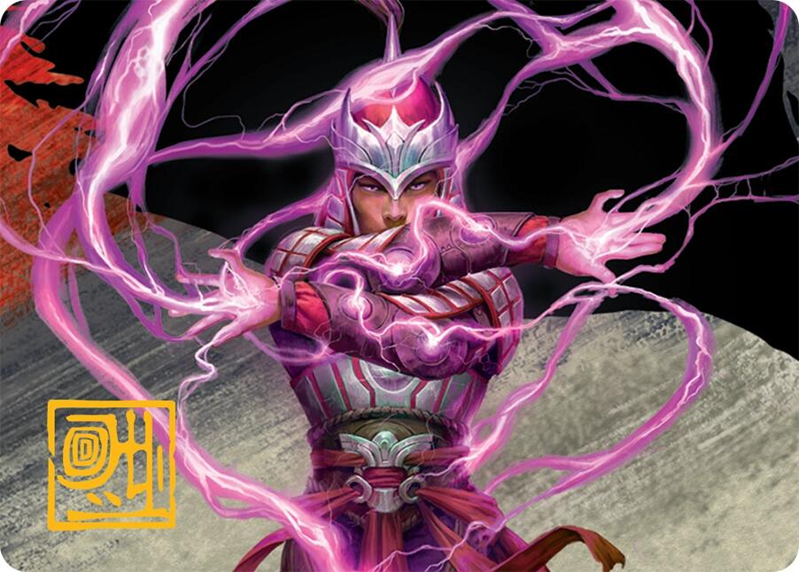 All-Out Assault Art Card (43/54) (Gold-Stamped Signature) [Tarkir: Dragonstorm Art Series] | Impulse Games and Hobbies