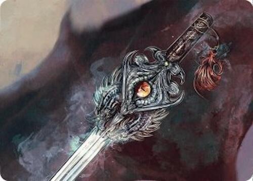 Dragonfire Blade Art Card (40/54) [Tarkir: Dragonstorm Art Series] | Impulse Games and Hobbies