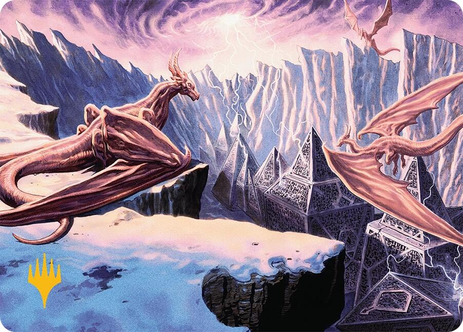 Maelstrom of the Spirit Dragon (42/54) (Gold-Stamped) [Tarkir: Dragonstorm Art Series] | Impulse Games and Hobbies