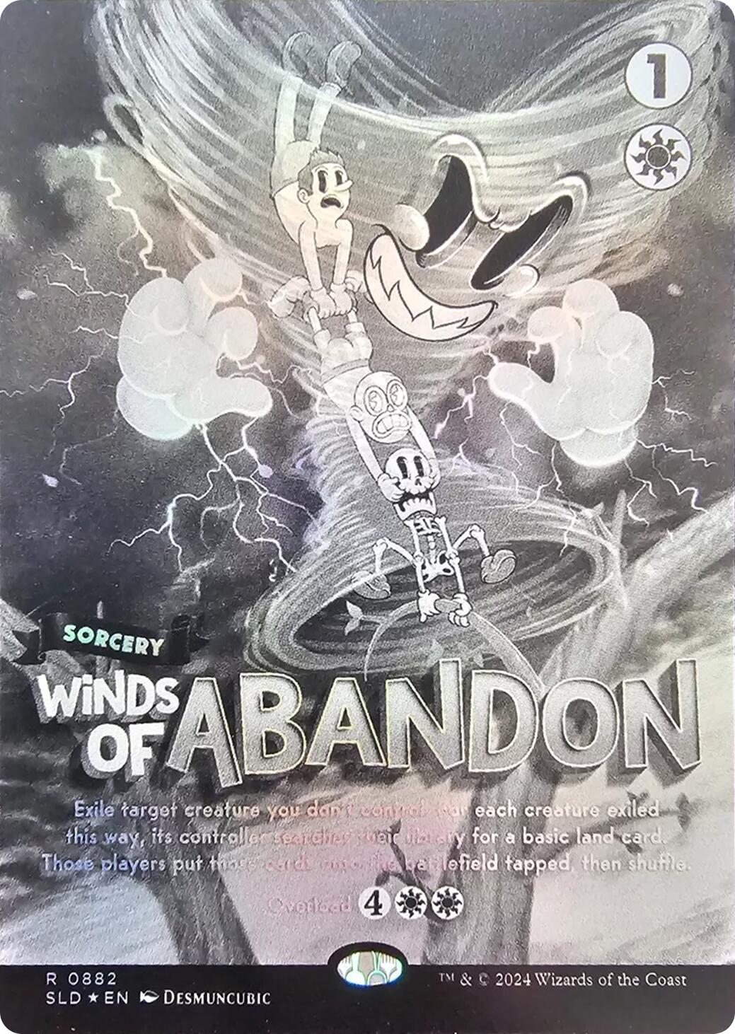 Winds of Abandon (Black & White Foil) [Secret Lair Drop Series] | Impulse Games and Hobbies