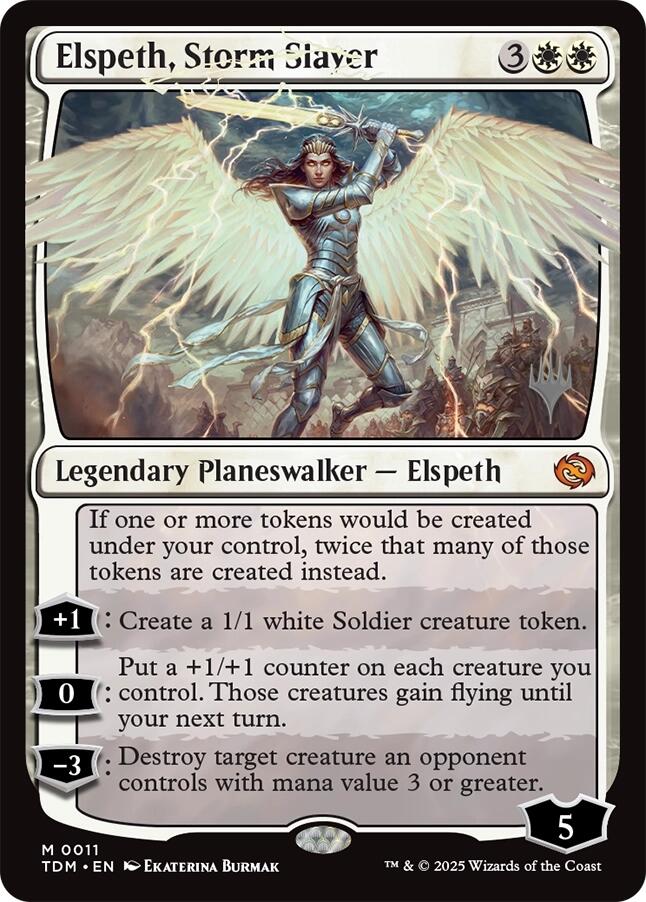 Elspeth, Storm Slayer [Tarkir: Dragonstorm Promos] | Impulse Games and Hobbies