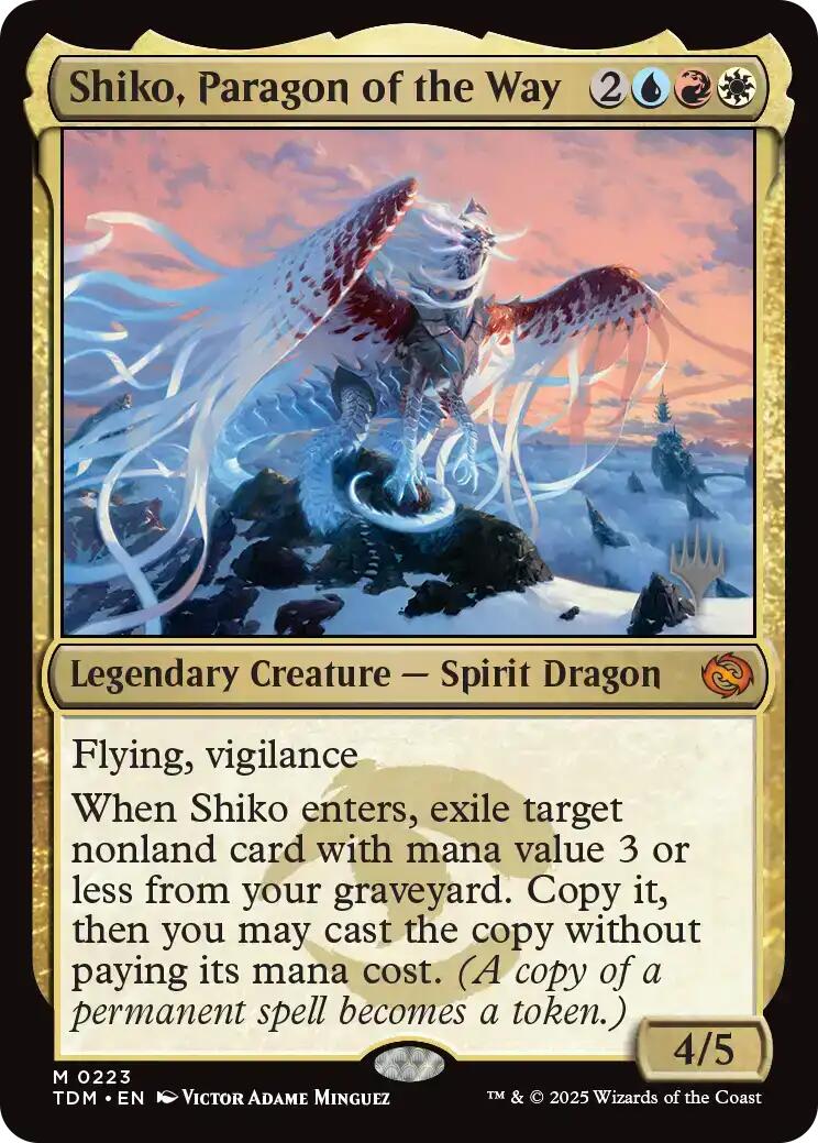 Shiko, Paragon of the Way [Tarkir: Dragonstorm Promos] | Impulse Games and Hobbies
