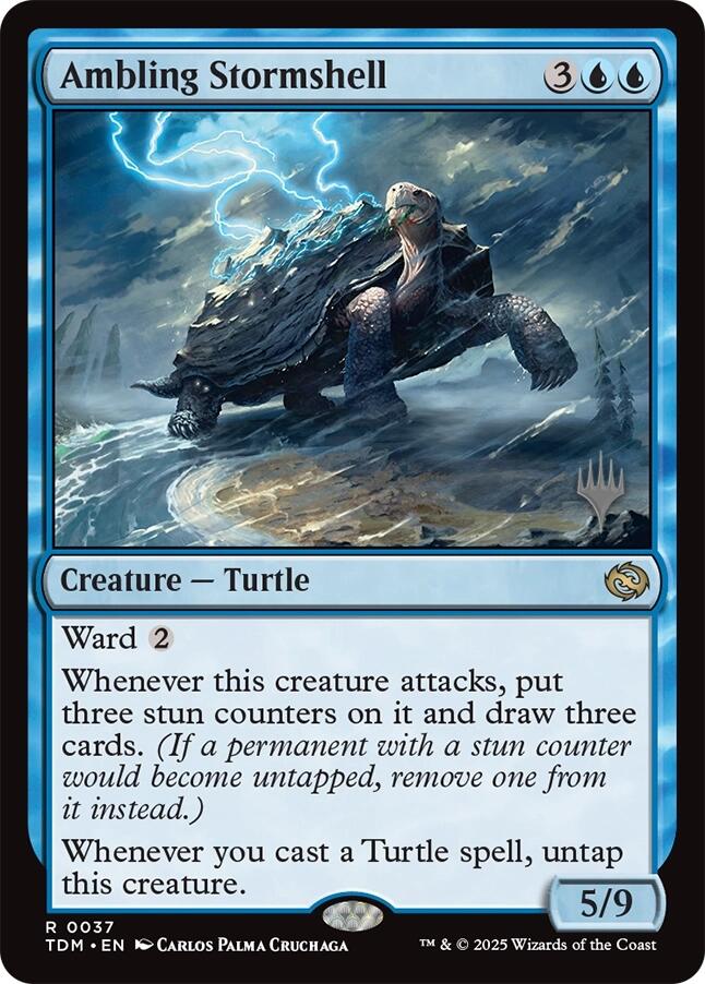 Ambling Stormshell [Tarkir: Dragonstorm Promos] | Impulse Games and Hobbies