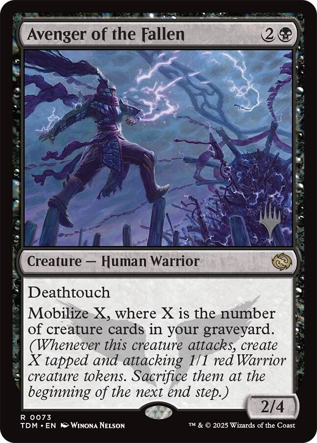 Avenger of the Fallen [Tarkir: Dragonstorm Promos] | Impulse Games and Hobbies