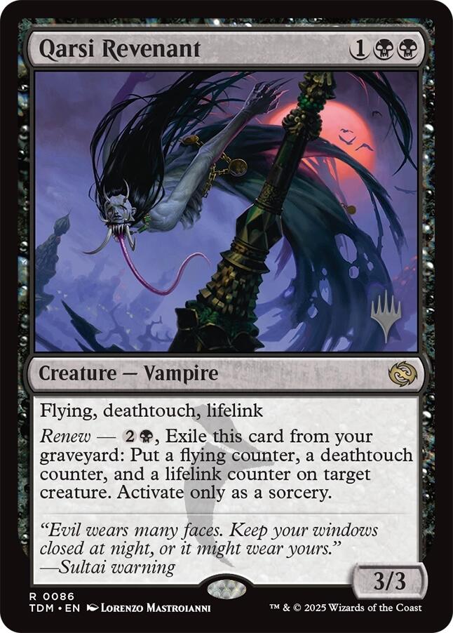 Qarsi Revenant (Promo Pack) [Tarkir: Dragonstorm Promos] | Impulse Games and Hobbies