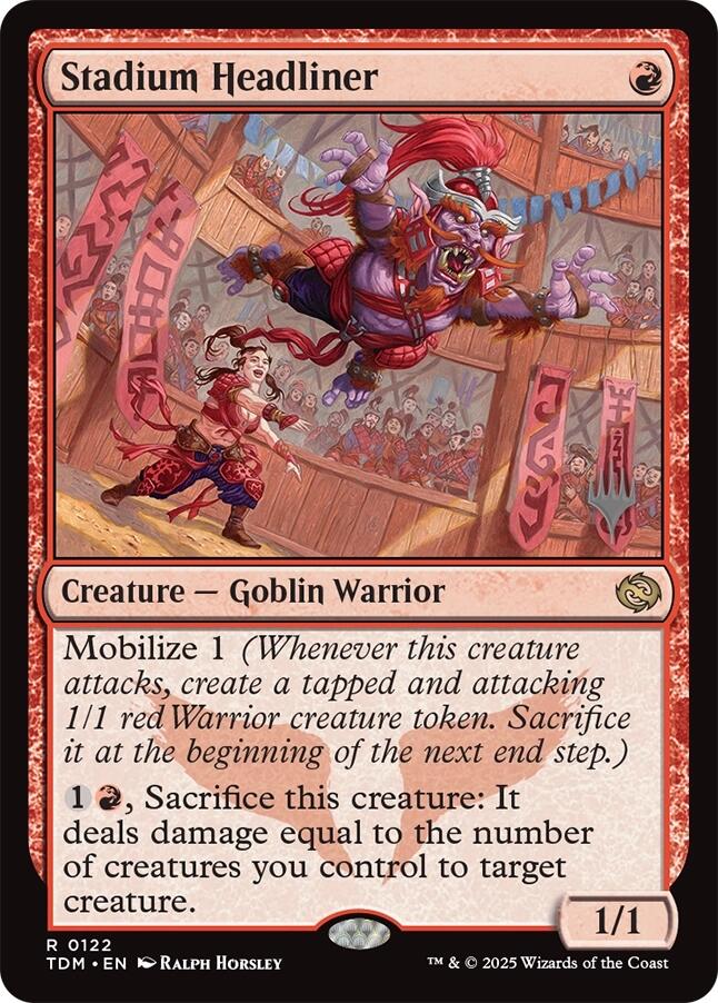 Stadium Headliner [Tarkir: Dragonstorm Promos] | Impulse Games and Hobbies