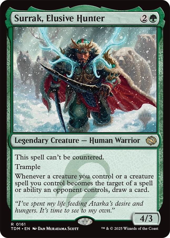 Surrak, Elusive Hunter [Tarkir: Dragonstorm Promos] | Impulse Games and Hobbies