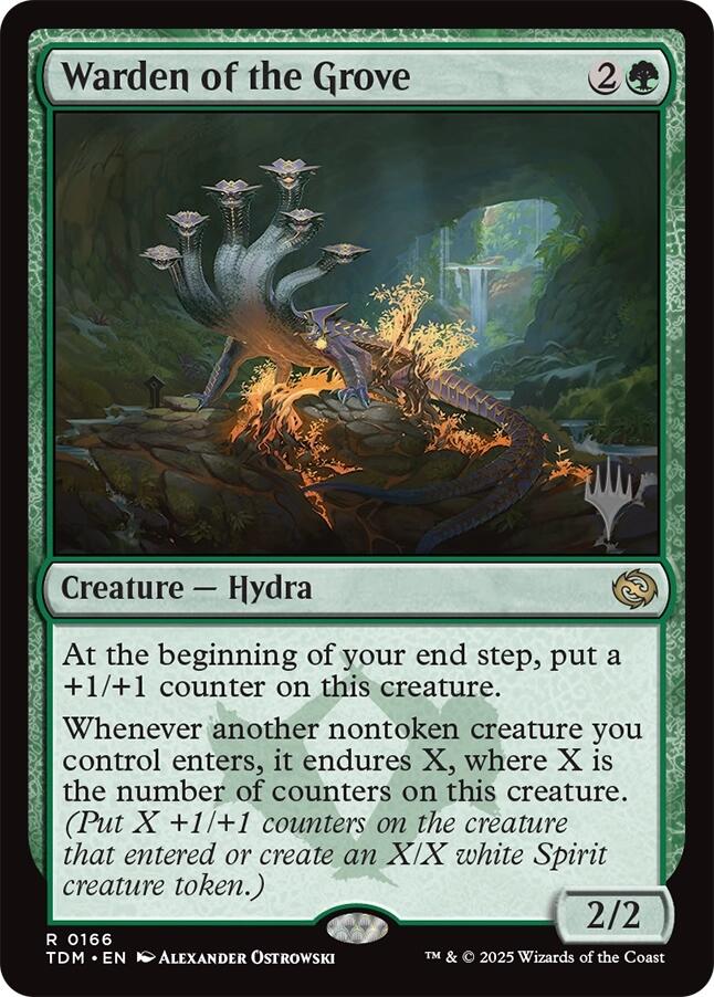 Warden of the Grove [Tarkir: Dragonstorm Promos] | Impulse Games and Hobbies