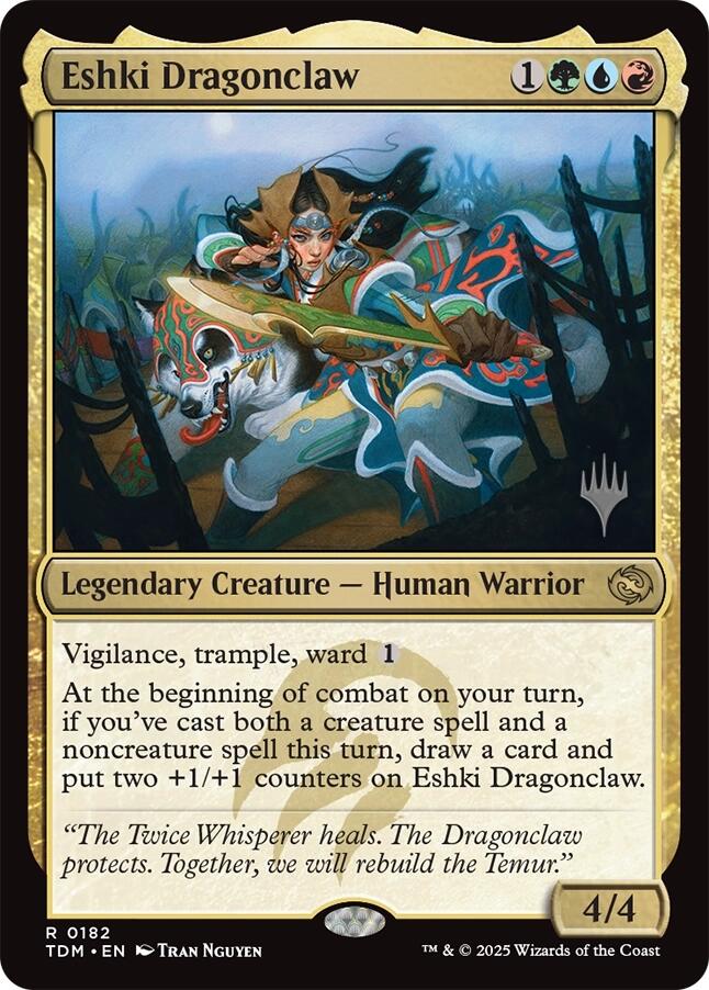 Eshki Dragonclaw [Tarkir: Dragonstorm Promos] | Impulse Games and Hobbies