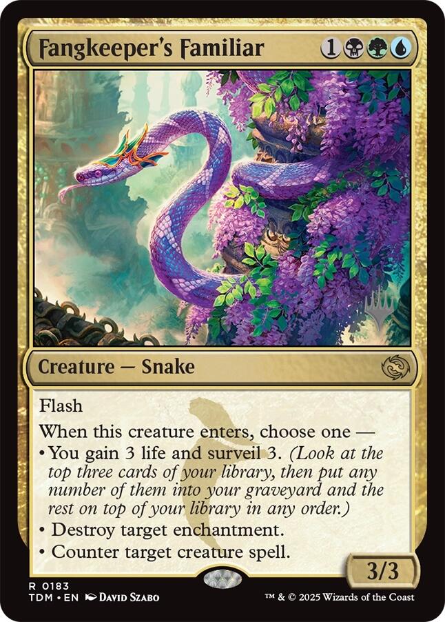 Fangkeeper's Familiar [Tarkir: Dragonstorm Promos] | Impulse Games and Hobbies