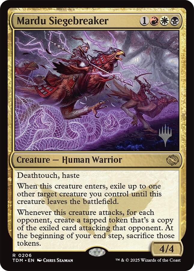 Mardu Siegebreaker [Tarkir: Dragonstorm Promos] | Impulse Games and Hobbies