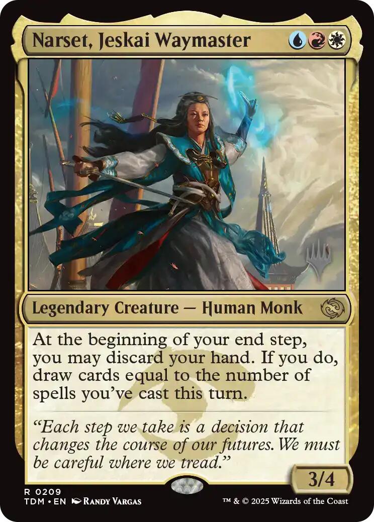Narset, Jeskai Waymaster [Tarkir: Dragonstorm Promos] | Impulse Games and Hobbies