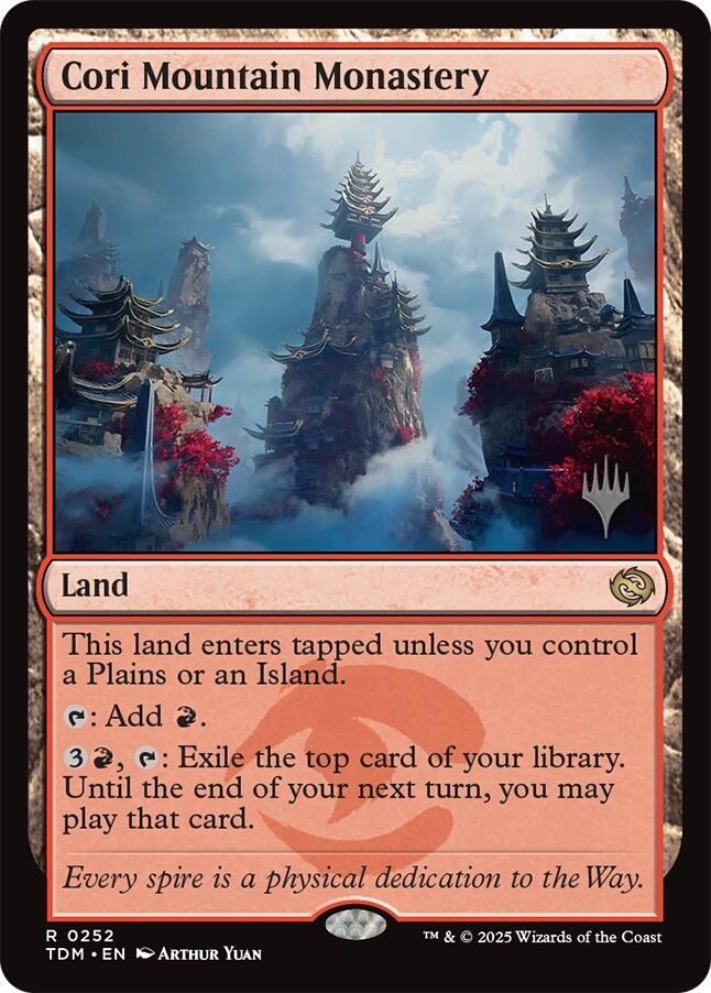 Cori Mountain Monastery [Tarkir: Dragonstorm Promos] | Impulse Games and Hobbies