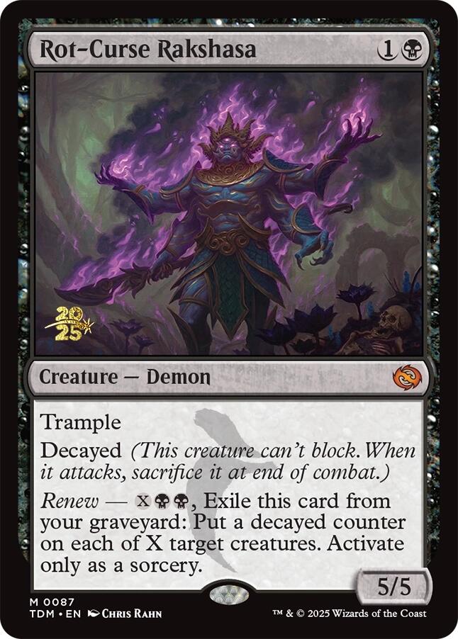 Rot-Curse Rakshasa [Tarkir: Dragonstorm Prerelease Promos] | Impulse Games and Hobbies