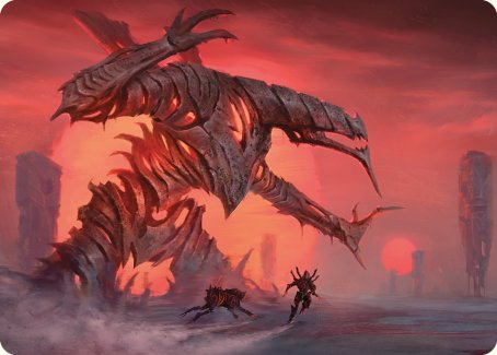 Red Sun's Zenith Art Card [Phyrexia: All Will Be One Art Series] | Impulse Games and Hobbies